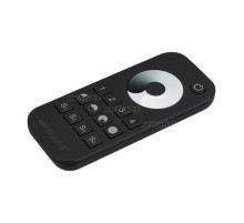 Пульт SMART-R24-DIM Black (4 зоны, 2.4G) (arlight, IP20 Пластик, 5 лет)