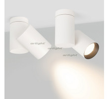 Светильник SP-POLO-SURFACE-TURN-R85-15W Warm3000 (WH-BK, 40 deg) (arlight, IP20 Металл, 3 года)