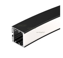 Профиль SL-ARC-3535-D1500-N90 BLACK (1180мм, дуга 1 из 4) (arlight, Алюминий)