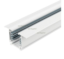 Трек встраиваемый LGD-4TR-TRACK-F-2000-WH-M (C) (arlight, IP20 Металл, 3 года)