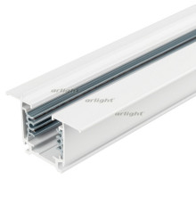 Трек встраиваемый LGD-4TR-TRACK-F-1000-WH-M (C) (arlight, IP20 Металл, 3 года)