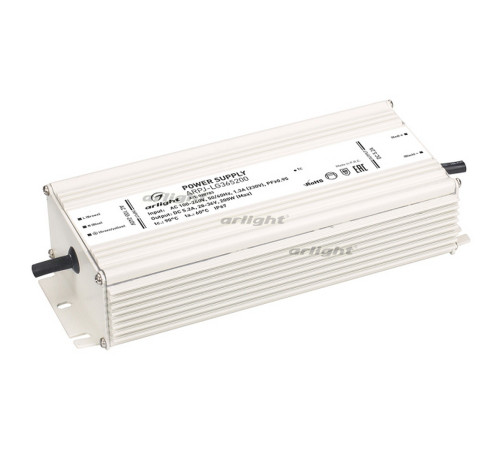 Блок питания ARPJ-LG365200 (200W, 5200mA, PFC) (Arlight, IP67 Металл, 2 года) Блок питания ARPJ-LG365200 (200W, 5200mA, PFC) (Arlight, IP67 Металл, 2 года)
