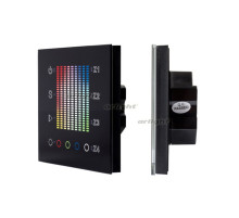 Панель Sens SR-2831AC-RF-IN Black (220V,RGB,4зоны) (arlight, IP20 Пластик, 3 года)