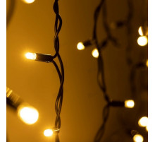 Светодиодная гирлянда ARD-EDGE-PRO-4000x600-BLACK-128LED-FLASH Warm/Warm (230V, 8W) (Ardecoled, IP65