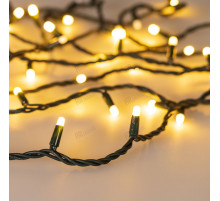 Светодиодная гирлянда ARD-STRING-PRO-1000-GREEN-100LED-MILK-PULSE Warm (230V, 7W) (Ardecoled, IP65)