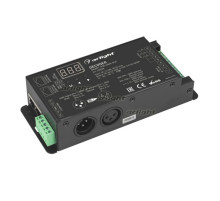 Декодер SMART-K35-DMX-SUF (12-36V, 3x10A, XLR3) (arlight, Металл)