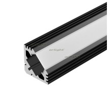 Профиль PDS45-T-2000 ANOD Black (arlight, Алюминий)