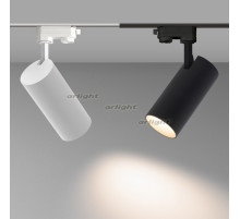 Светильник SP-POLO-TRACK-LEG-R85-15W White5000 (BK-BK, 40 deg) (arlight, IP20 Металл, 3 года)
