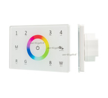 Панель Sens SMART-P85-RGBW White (230V, 4 зоны, 2.4G) (arlight, IP20 Пластик, 5 лет)