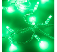 Светодиодная гирлянда ARD-STRING-CLASSIC-10000-CLEAR-100LED-STD GREEN (230V, 7W) (Ardecoled, IP65)