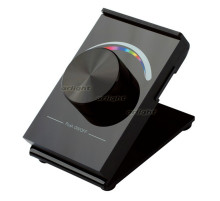 Панель Rotary SR-2836D-RGB-RF-UP Black (3V, RGB) (arlight, IP20 Пластик, 3 года)