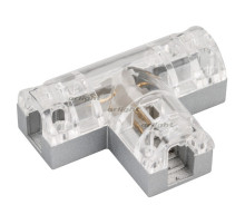 Соединитель тройной ARL-CLEAR-Mini-2x90 (16x8mm) (arlight, Металл)
