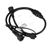 Коннектор питания ARD-CLASSIC-SYNC-RGB Black (230V, 2 ports) (Ardecoled, Закрытый)