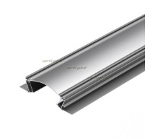 Профиль с экраном ALM-ARC-DOUBLE-2000 ANOD+FROST (arlight, Алюминий)