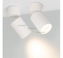 Светильник SP-POLO-SURFACE-FLAP-R85-15W Warm3000 (WH-WH, 40 deg) (arlight, IP20 Металл, 3 года)