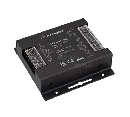 Усилитель ARL-5022-RGBW (12-24V, 4x8A, 384-768W) (arlight, IP20 Металл, 2 года)