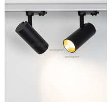 Светильник SP-POLO-TRACK-LEG-R65-8W Warm3000 (BK-GD, 40 deg) (arlight, IP20 Металл, 3 года)