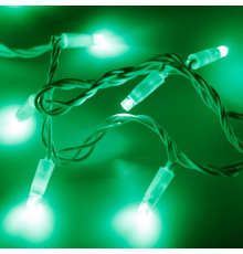 Светодиодная гирлянда ARD-STRING-CLASSIC-10000-WHITE-100LED-FLASH GREEN (230V, 7W) (Ardecoled, IP65)
