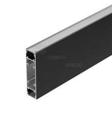 Профиль SL-LINE-25100-DUAL-2500 BLACK (arlight, Алюминий)