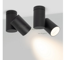 Светильник SP-POLO-SURFACE-TURN-R85-15W Warm3000 (BK-WH, 40 deg) (arlight, IP20 Металл, 3 года)