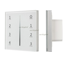 Панель SMART-P34-DIM-IN White (230V, 0-10V, Sens, 2.4G) (arlight, IP20 Пластик, 5 лет)