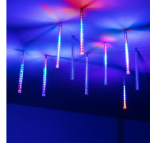 Светодиодная гирлянда ARD-ICEFALL-CLASSIC-D12-200-10PCS-CLEAR-32LED-LIVE RGB (230V, 10.5W) (Ardecole