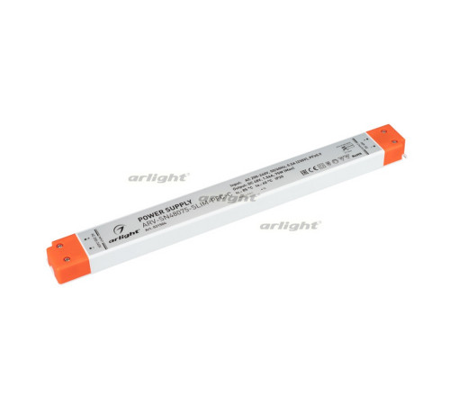 Блок питания ARV-SN48075-SLIM-PFC-C (48V, 1.56A, 75W) (Arlight, IP20 Пластик, 3 года) Блок питания ARV-SN48075-SLIM-PFC-C (48V, 1.56A, 75W) (Arlight, IP20 Пластик, 3 года)