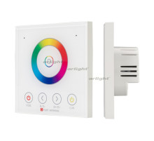 Панель ARL-2022-RGBW (12-24V, 4x4A, Sens) (arlight, IP20 Пластик, 3 года)