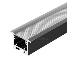 Профиль SL-LINE-3523-F-2500 BLACK (arlight, Алюминий)