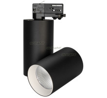 Светильник SP-POLO-TRACK-TURN-R85-15W White5000 (BK-WH, 40 deg) (arlight, IP20 Металл, 3 года)