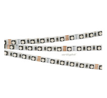 Лента MINI-F120-5mm 24V RGB (8 W/m, IP20, 3535, 5m) (arlight, узкая)