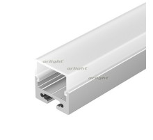 Профиль с экраном SL-LINE-2011M-2500 ANOD+OPAL SQUARE (arlight, Алюминий)