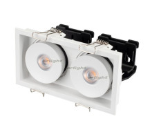 Светильник CL-SIMPLE-S148x80-2x9W Warm3000 (WH, 45 deg) (arlight, IP20 Металл, 3 года)