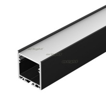 Профиль с экраном SL-LINE-3535-2500 BLACK+OPAL (arlight, Алюминий)