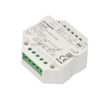 Диммер SMART-D14-DIM-PUSH (230V, 1.5А, 0-10V, 2.4G) (arlight, IP20 Пластик, 5 лет)