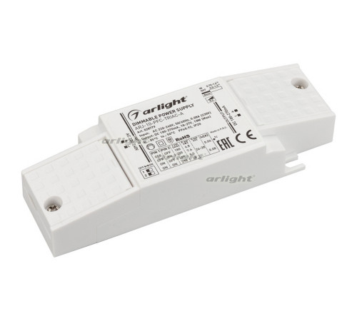 Блок питания ARJ-10-PFC-TRIAC-A (10W, 180-270mA) (Arlight, IP20 Пластик, 5 лет) Блок питания ARJ-10-PFC-TRIAC-A (10W, 180-270mA) (Arlight, IP20 Пластик, 5 лет)