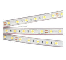 Лента RTW 2-5000P 24V White6000 2x (5060, 300 LED, LUX) (arlight, 14.4 Вт/м, IP66)
