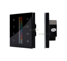 Панель Sens SR-2830C-AC-RF-IN Black (220V,RGB+CCT,4зоны) (arlight, IP20 Пластик, 3 года)