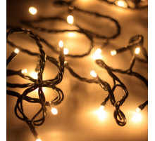 Светодиодная гирлянда ARD-STRING-HOME-5000-GREEN-50LED-FLASH WARM (230V, 3.5W) (Ardecoled, IP20)