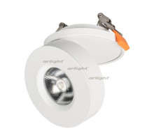 Светильник LGD-MONA-BUILT-R100-12W Day4000 (WH, 24 deg) (arlight, IP40 Металл, 3 года)