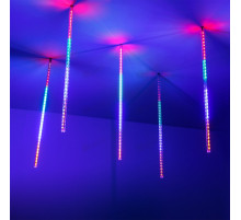 Светодиодная гирлянда ARD-ICEFALL-CLASSIC-D12-500-5PCS-CLEAR-72LED-LIVE RGB (230V, 6W) (Ardecoled, I
