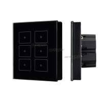 Панель Sens SR-KN0611-IN Black (KNX, DIM) (arlight, -)