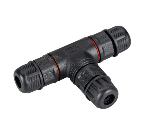 Коннектор тройной NEO-CON-T-2pin-BK (3-7mm, IP67) (arlight, IP67 Пластик, 3 года) Коннектор тройной NEO-CON-T-2pin-BK (3-7mm, IP67) (arlight, IP67 Пластик, 3 года)