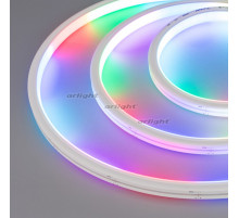 Герметичная лента SPI MOONLIGHT-5000S-TOP-5060-84-24V RGB (13х12mm, 18W, IP67) (arlight, 18 Вт/м, IP