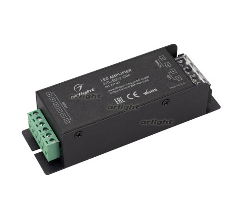 Усилитель ARL-5022-DIM (12-24V, 1x25A, 300-600W) (arlight, IP20 Металл, 2 года)