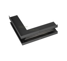 Коннектор угловой MAG-CON-4560-F-L90-EXT (BK, внешний) (arlight, IP20 Металл, 3 года)