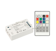 Контроллер ARL-4022-RGBW White (5-24V, 4x4A, ПДУ 24кн, RF) (arlight, IP20 Пластик, 3 года)