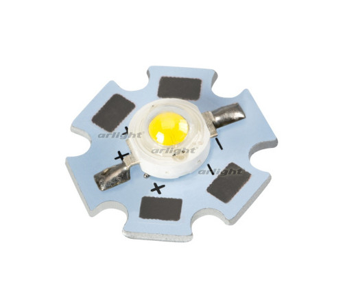 Мощный светодиод ARPL-Star-1W-EPS33 Day White (arlight, STAR type) Мощный светодиод ARPL-Star-1W-EPS33 Day White (arlight, STAR type)