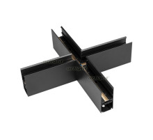 Коннектор крестовой MAG-CON-4592-X90 (BK) (arlight, IP20 Металл, 3 года)