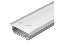 Профиль с экраном ARH-POWER-W120-F-2000 ANOD (arlight, Алюминий)